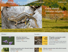 Tablet Screenshot of prirodakarlovarska.cz